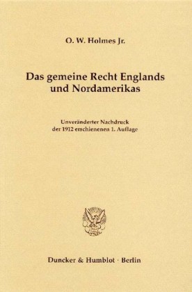 Das gemeine Recht Englands und Nordamerikas