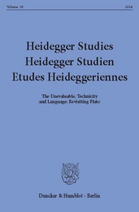 Heidegger Studies / Heidegger Studien / Etudes Heideggeriennes.