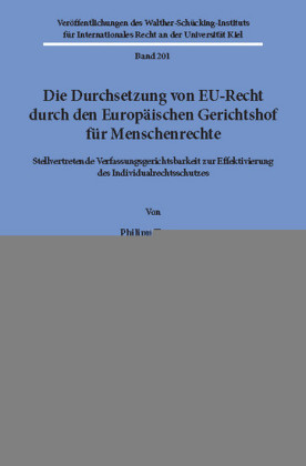 Die Durchsetzung von EU-Recht durch den Europäischen Gerichtshof für Menschenrechte.
