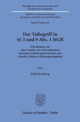 Der Tatbegriff in 3 und 9 Abs. 1 StGB.