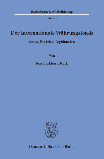 Der Internationale Währungsfonds. main product photo