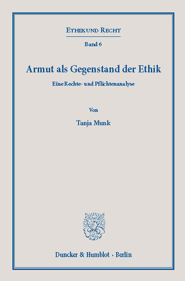 Armut als Gegenstand der Ethik. main product photo