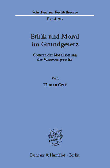 Ethik und Moral im Grundgesetz. main product photo