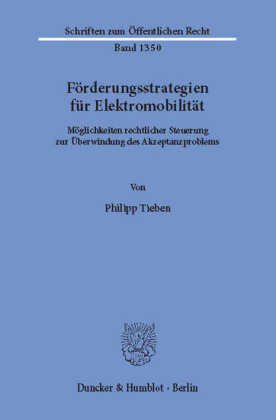 Förderungsstrategien für Elektromobilität.