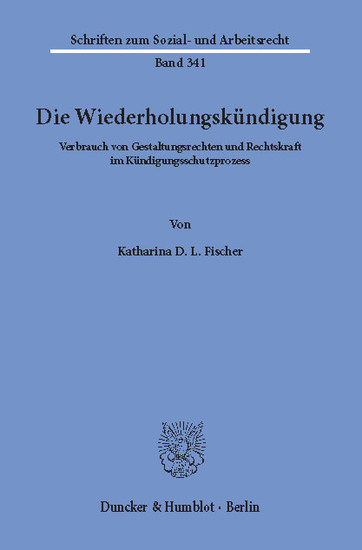 Die Wiederholungskündigung. main product photo