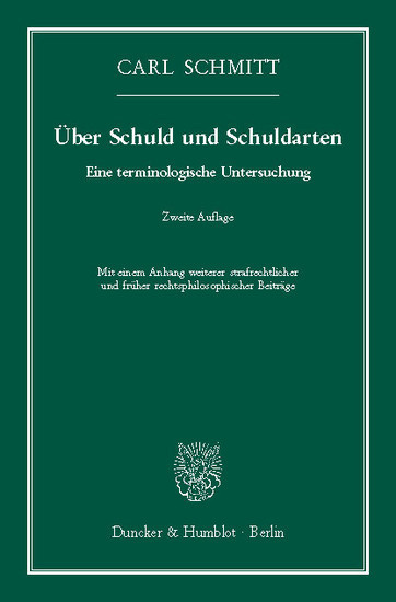 Über Schuld und Schuldarten. main product photo