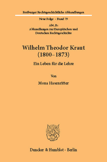 Wilhelm Theodor Kraut (1800-1873). main product photo