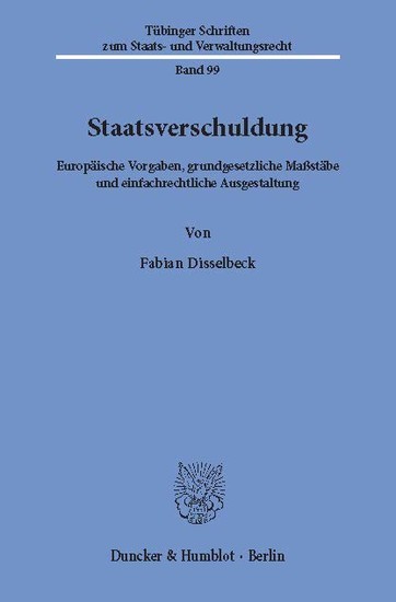 Staatsverschuldung. main product photo