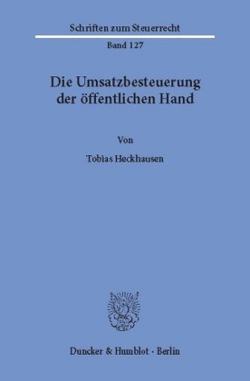Die Umsatzbesteuerung der öffentlichen Hand.