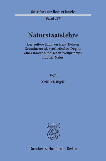 Naturstaatslehre. main product photo