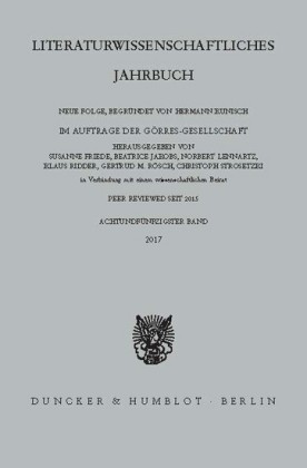 Literaturwissenschaftliches Jahrbuch.