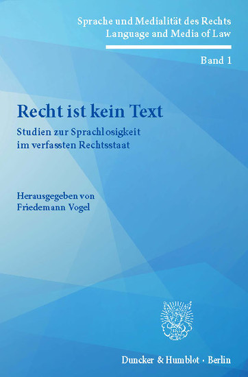Recht ist kein Text. main product photo