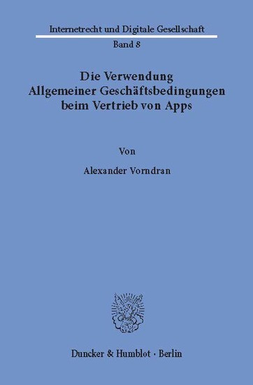 Die Verwendung Allgemeiner Geschäftsbedingungen beim Vertrieb von Apps. main product photo