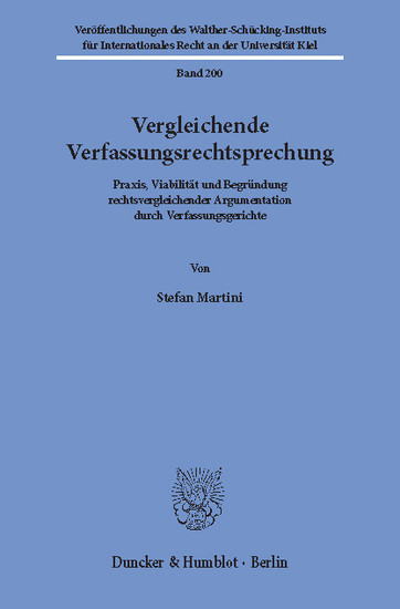 Vergleichende Verfassungsrechtsprechung. main product photo