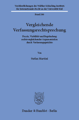 Vergleichende Verfassungsrechtsprechung.