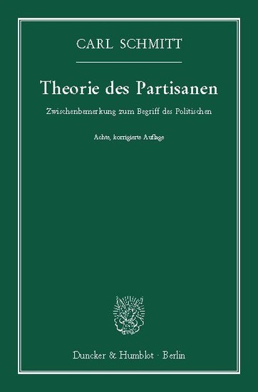Theorie des Partisanen. main product photo
