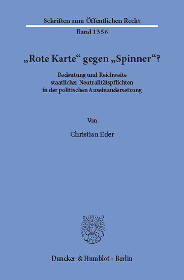 "Rote Karte" gegen "Spinner"? main product photo