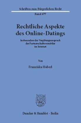 Rechtliche Aspekte des Online-Datings.