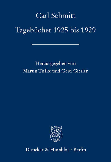 Tagebücher 1925 bis 1929. main product photo