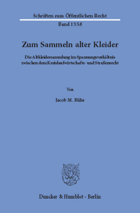 Zum Sammeln alter Kleider.