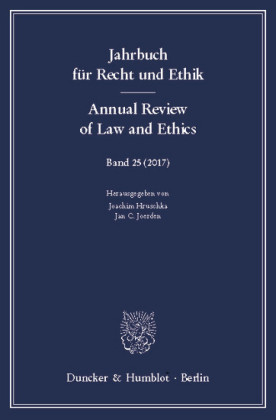 Jahrbuch für Recht und Ethik / Annual Review of Law and Ethics.