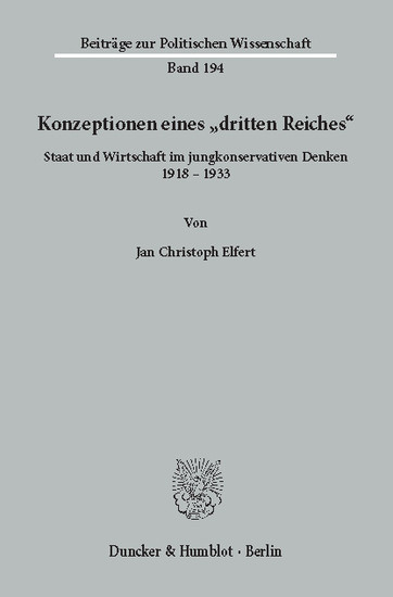 Konzeptionen eines "dritten Reiches". main product photo