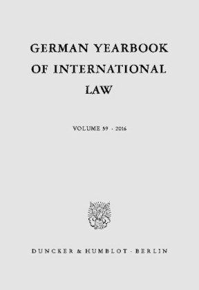 German Yearbook of International Law / Jahrbuch für Internationales Recht.