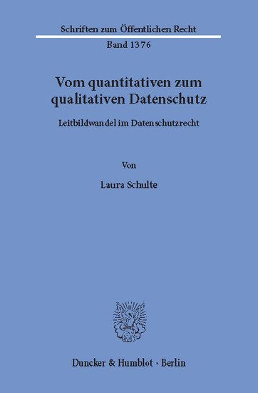Vom quantitativen zum qualitativen Datenschutz. main product photo