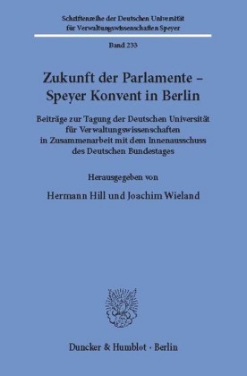 Zukunft der Parlamente - Speyer Konvent in Berlin.
