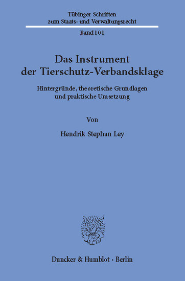 Das Instrument der Tierschutz-Verbandsklage. main product photo