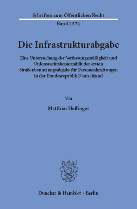 Die Infrastrukturabgabe.