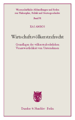 Wirtschaftsvölkerstrafrecht.