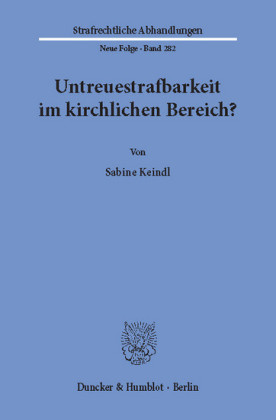 Untreuestrafbarkeit im kirchlichen Bereich?
