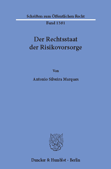 Der Rechtsstaat der Risikovorsorge. main product photo