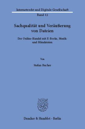 Sachqualität und Veräußerung von Dateien.