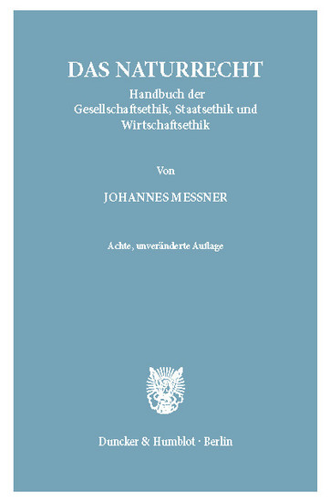 Das Naturrecht. main product photo