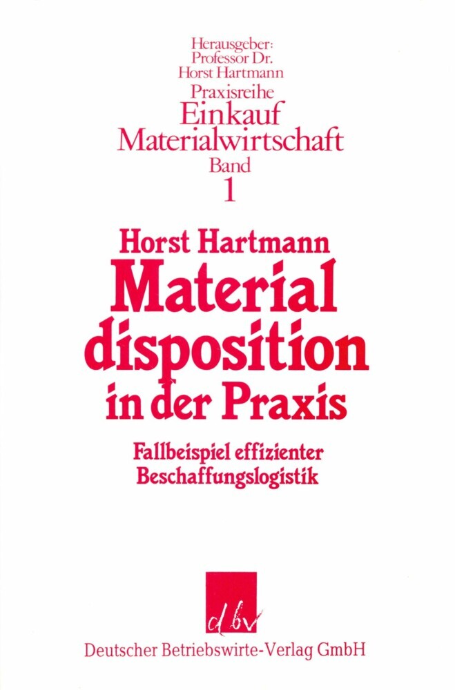 Materialdisposition in der Praxis. main product photo