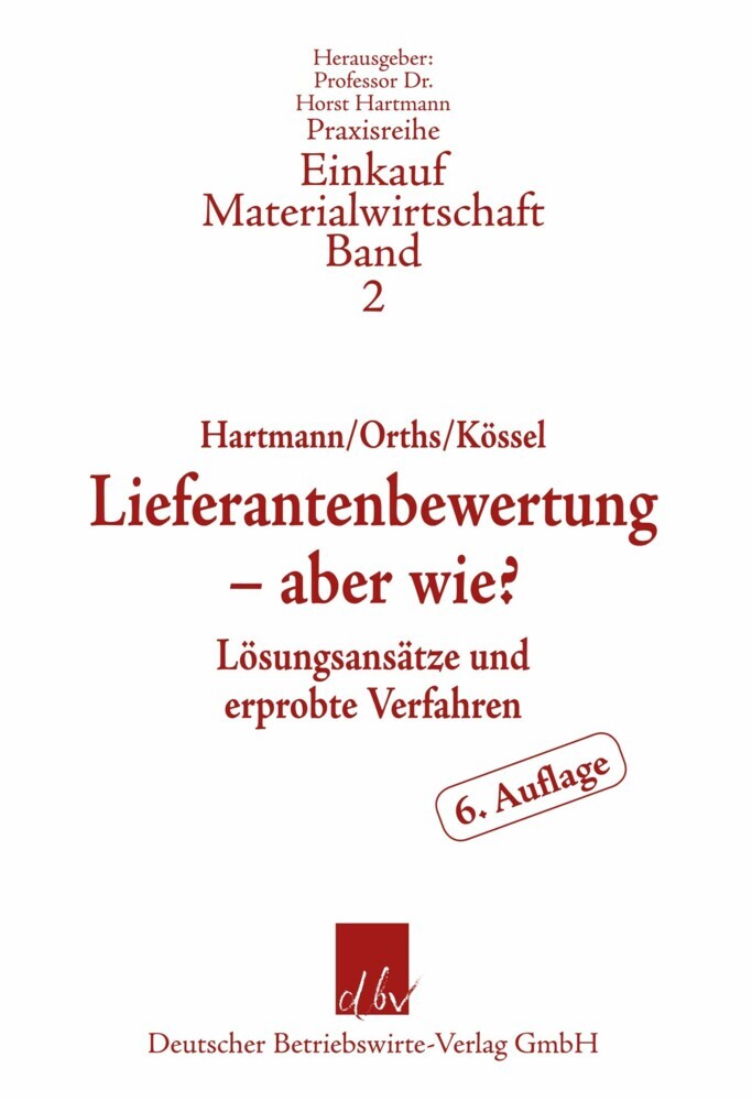 Lieferantenbewertung - aber wie? main product photo