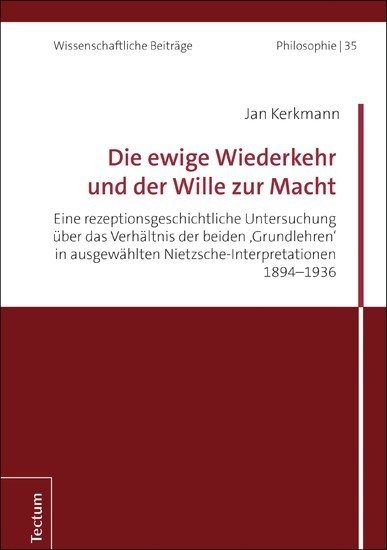 Die ewige Wiederkehr und der Wille zur Macht main product photo