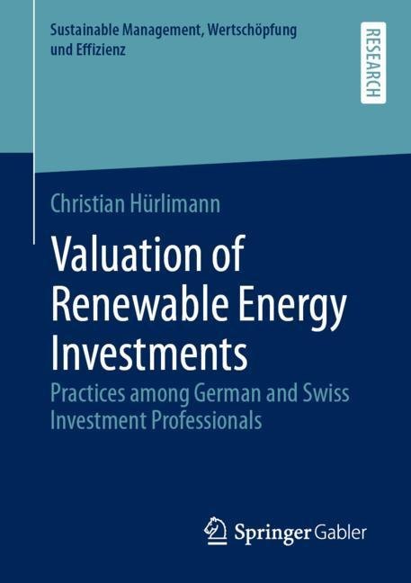 Valuation of Renewable Energy Investments main product photo