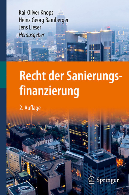 Recht der Sanierungsfinanzierung main product photo