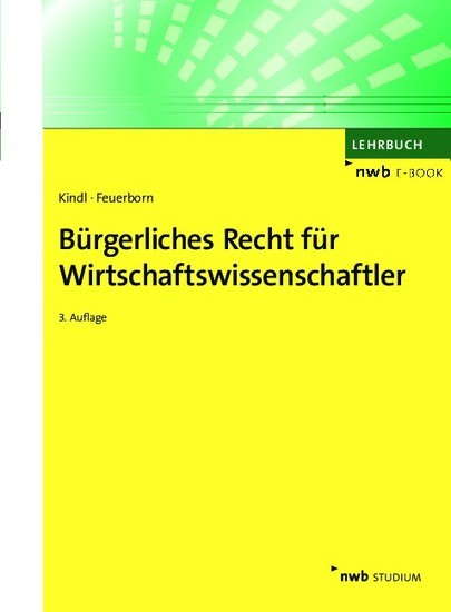 Bürgerliches Recht für Wirtschaftswissenschaftler main product photo