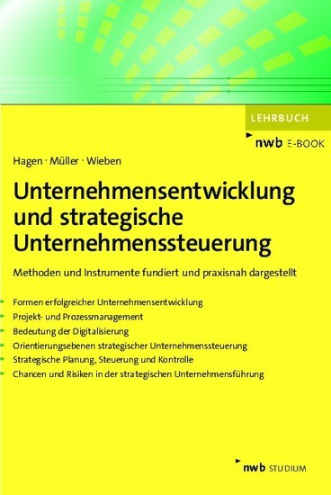 Unternehmensentwicklung und strategische Unternehmenssteuerung main product photo