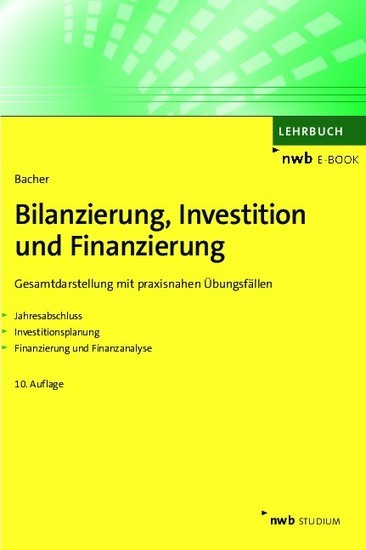 Bilanzierung, Investition und Finanzierung main product photo