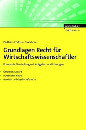 Grundlagen Recht für Wirtschaftswissenschaftler