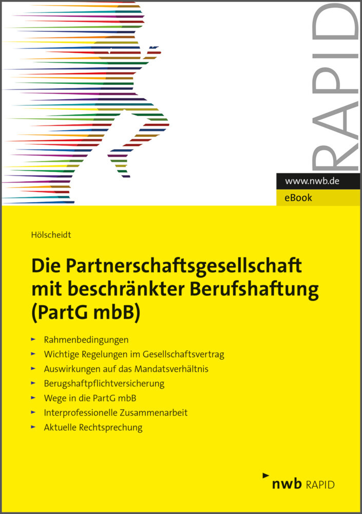Die Partnerschaftsgesellschaft mit beschränkter Berufshaftung (PartGmbB) main product photo