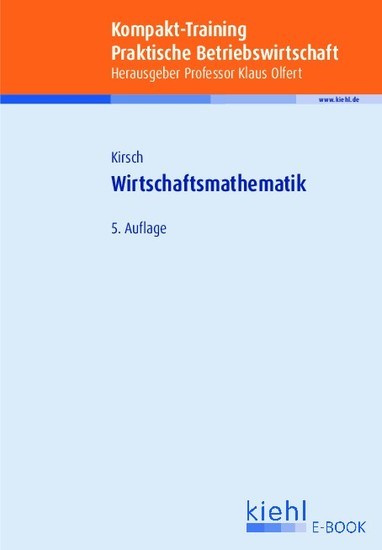 Kompakt-Training Wirtschaftsmathematik main product photo