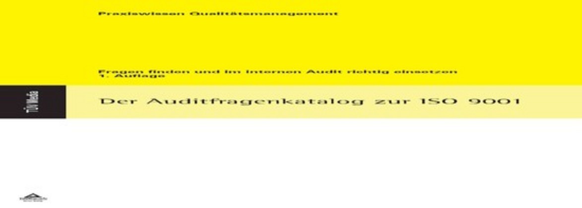 Der Auditfragenkatalog zur ISO 9001 (E-Boo,PDF) main product photo