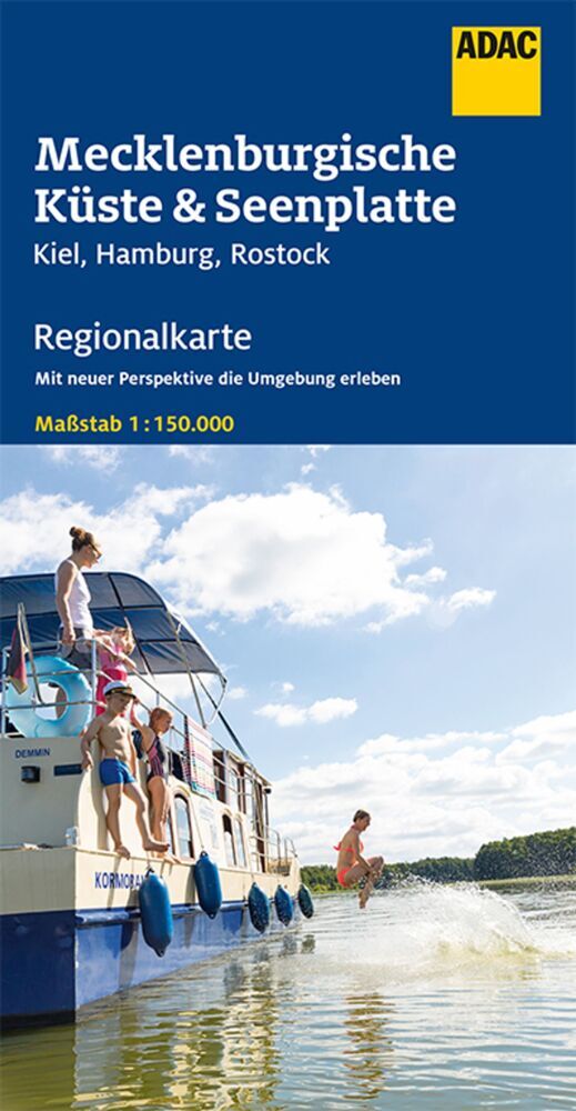 ADAC Regionalkarte 02 Mecklenburgische Küste und Seenplatte 1:150.000 main product photo