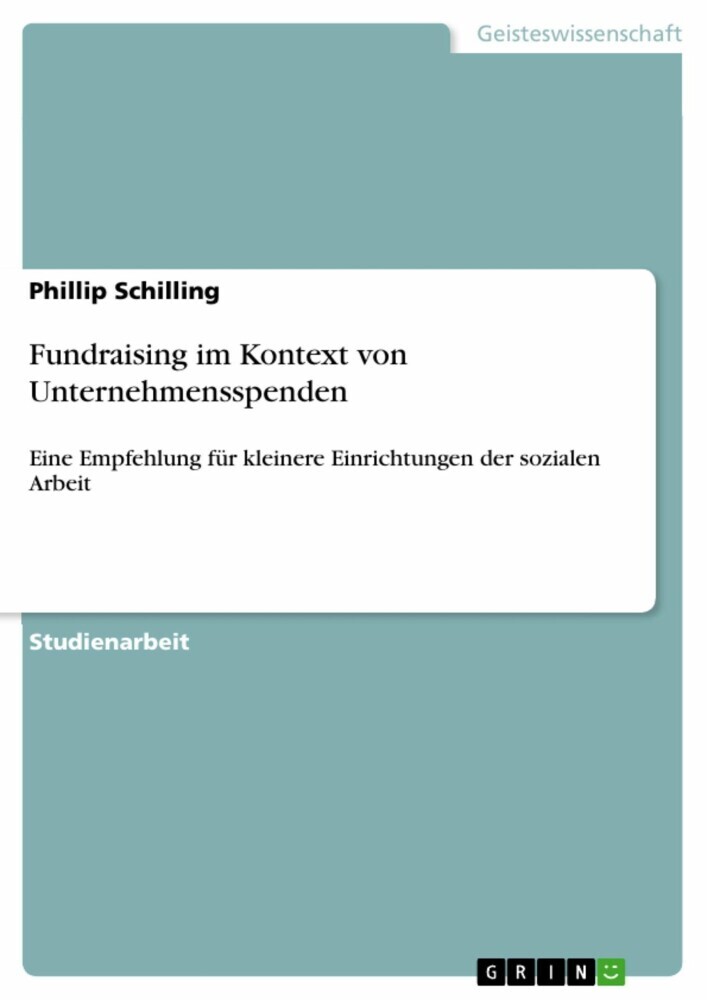 Fundraising im Kontext von Unternehmensspenden main product photo